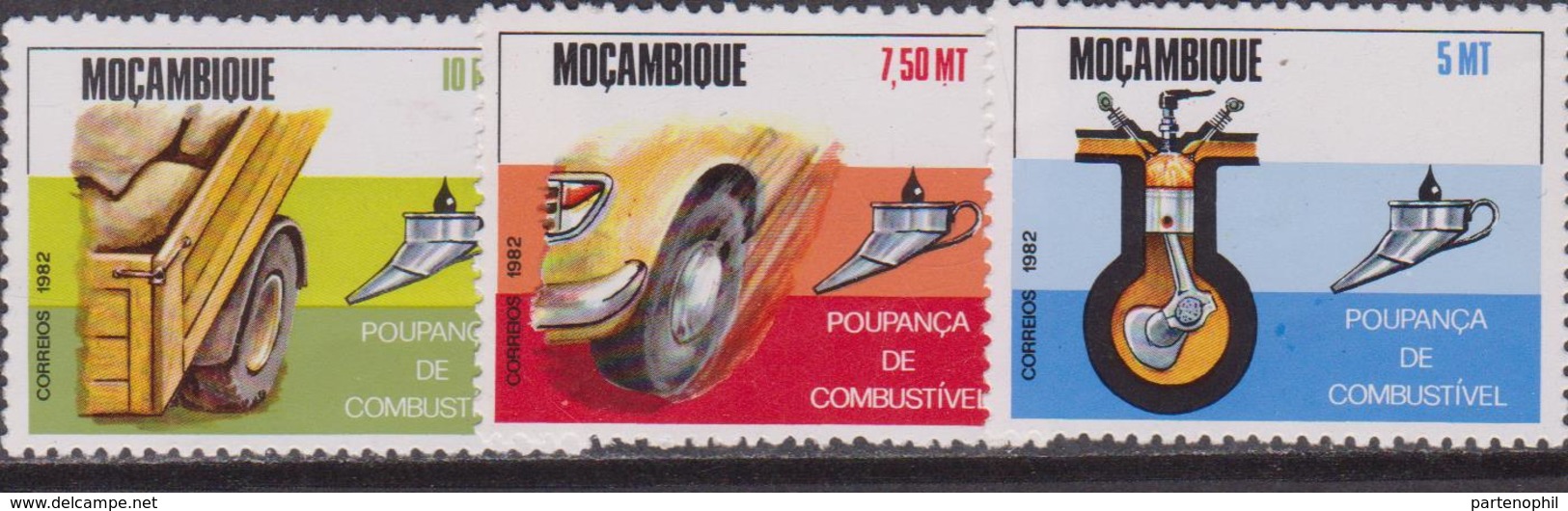 Mozambico Oli Petroil  Set  MNH - Petrolio