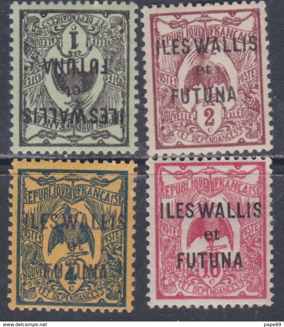 Wallis Et Futuna N° 1 / 3 + 5  XX Partie De Série :  Les 5 Valeurs Sans  Charnière, TB - Neufs