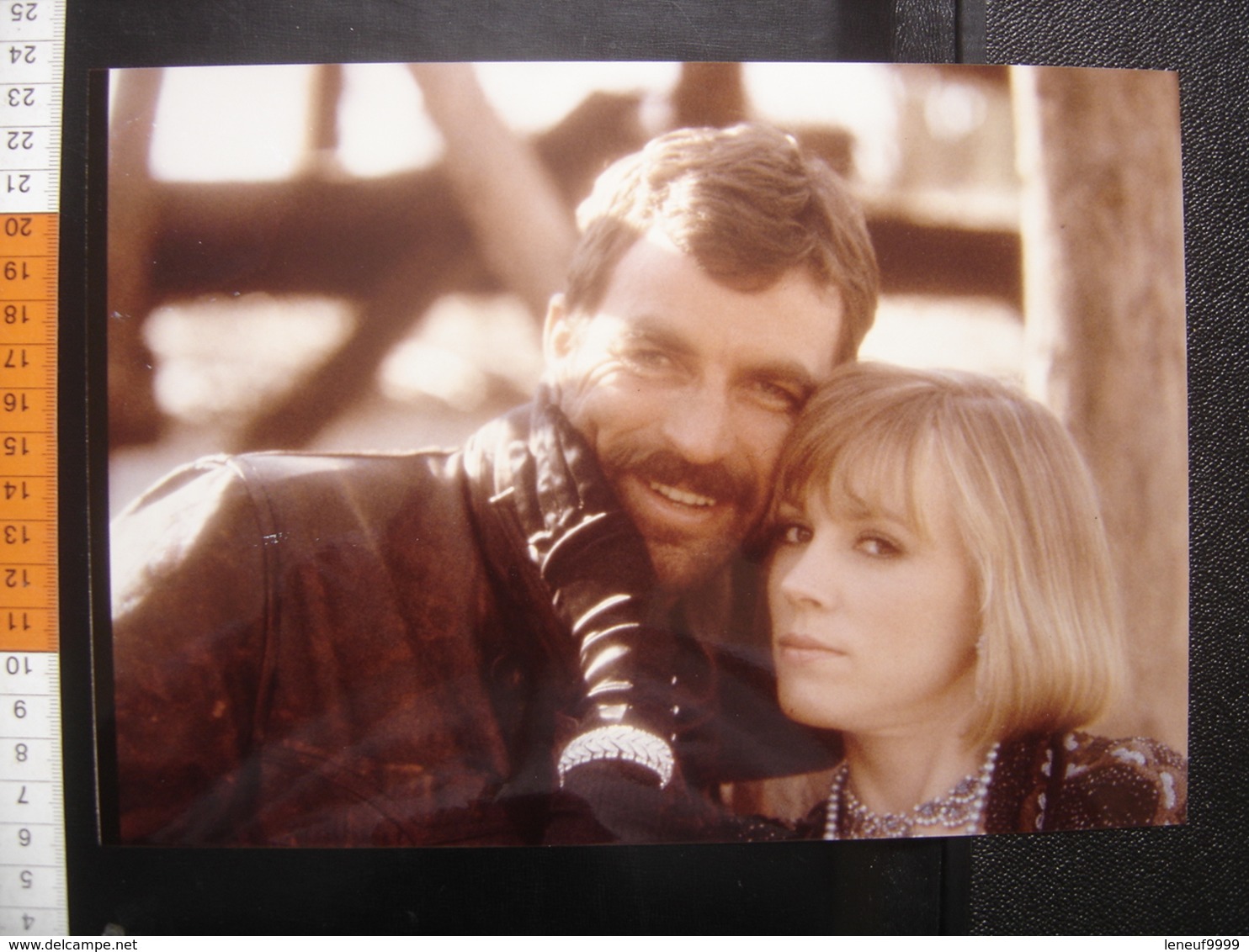 Photo Argentique CINEMA Tom Selleck Bess Armstrong Movie 17,5 X 25 Cm - Photos