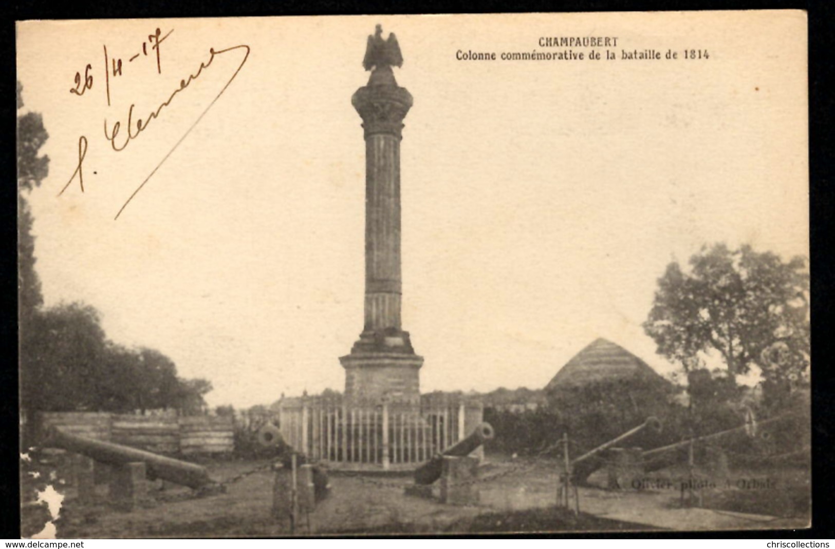 51 - CHAMPAUBERT - Colonne Commémorative De La Bataille De 1814 - Other & Unclassified