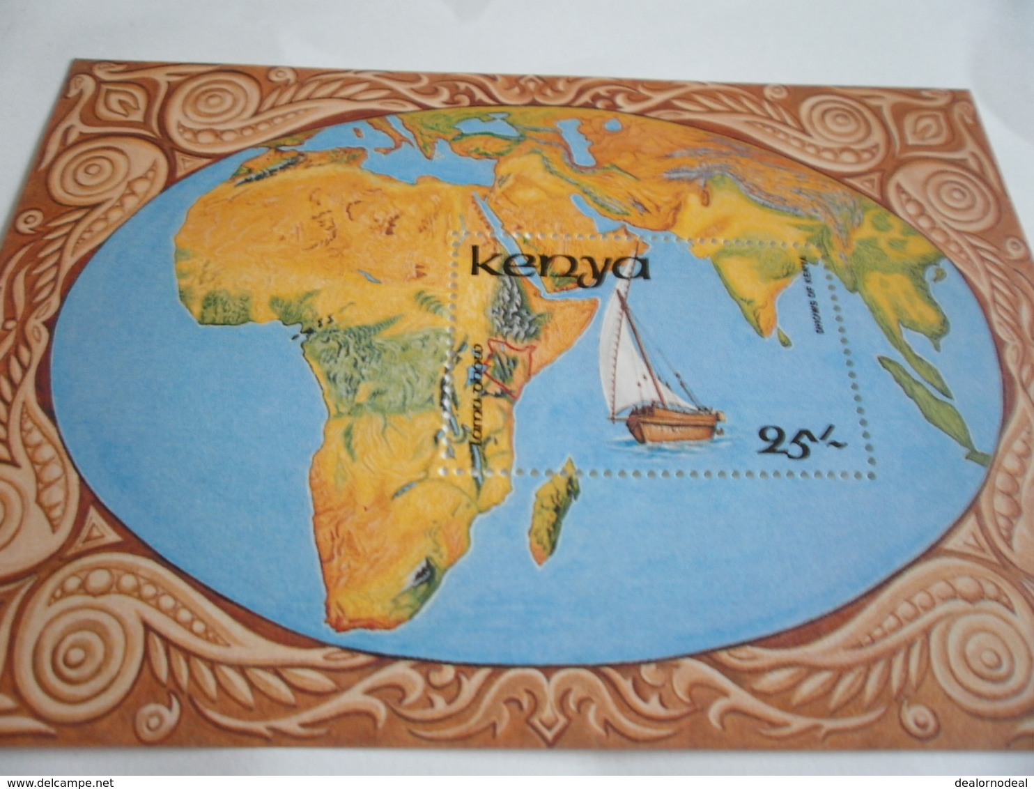 Miniature Sheet Perf Dhows Of Kenya - Kenia (1963-...)