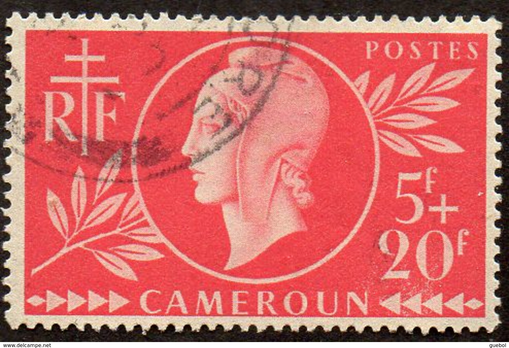 Détail De La Série Entraide Française Obl. Cameroun N° 265 - Marianne De Dulac - 1944 Entraide Française