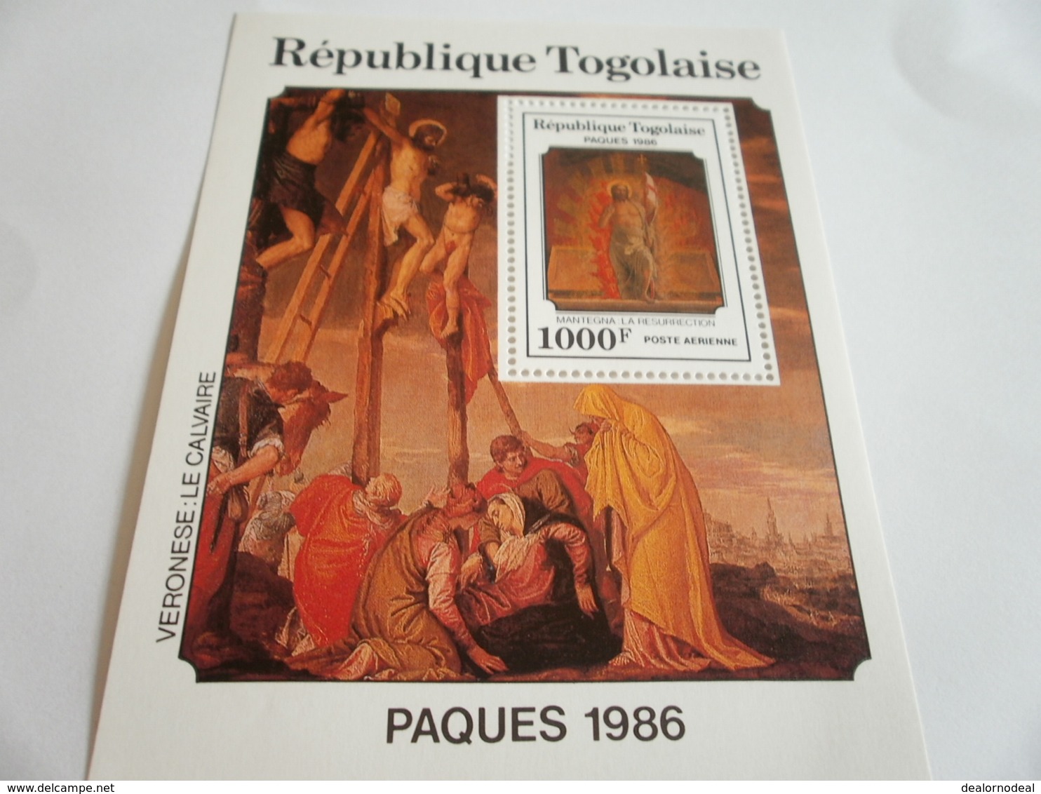 Miniature Sheet Perf Easter 1986 - Togo (1960-...)