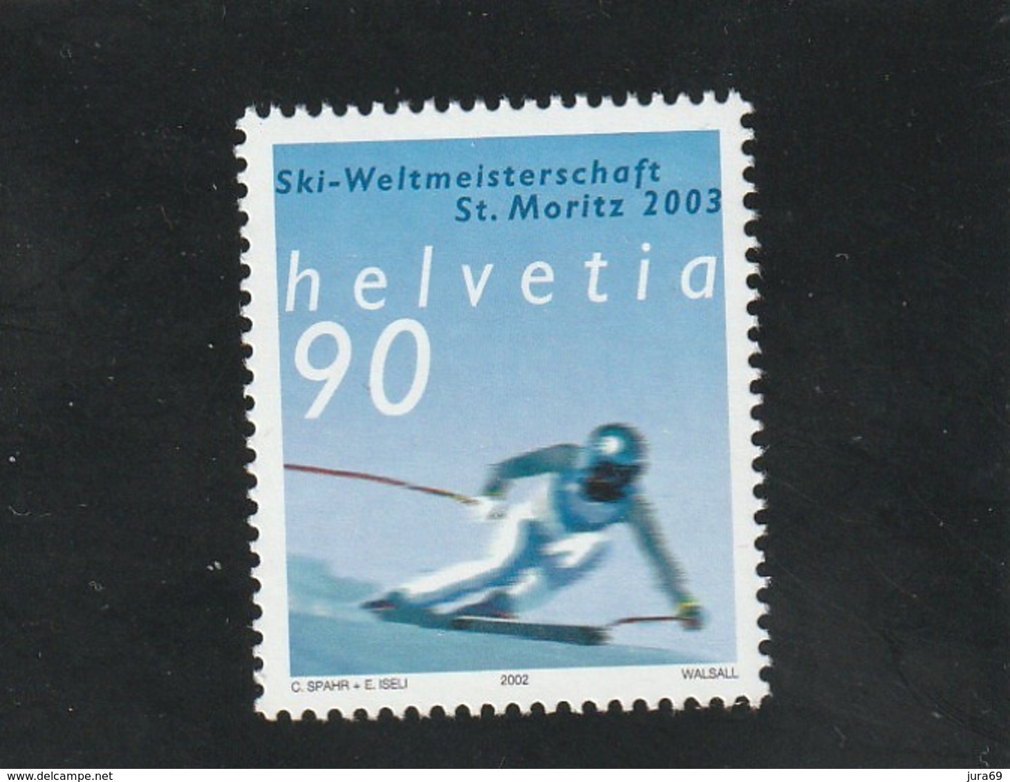 Suisse Neuf **  2002  N° 1741   Sport  Championat Du Monde De Ski Alpin 2003 - Neufs