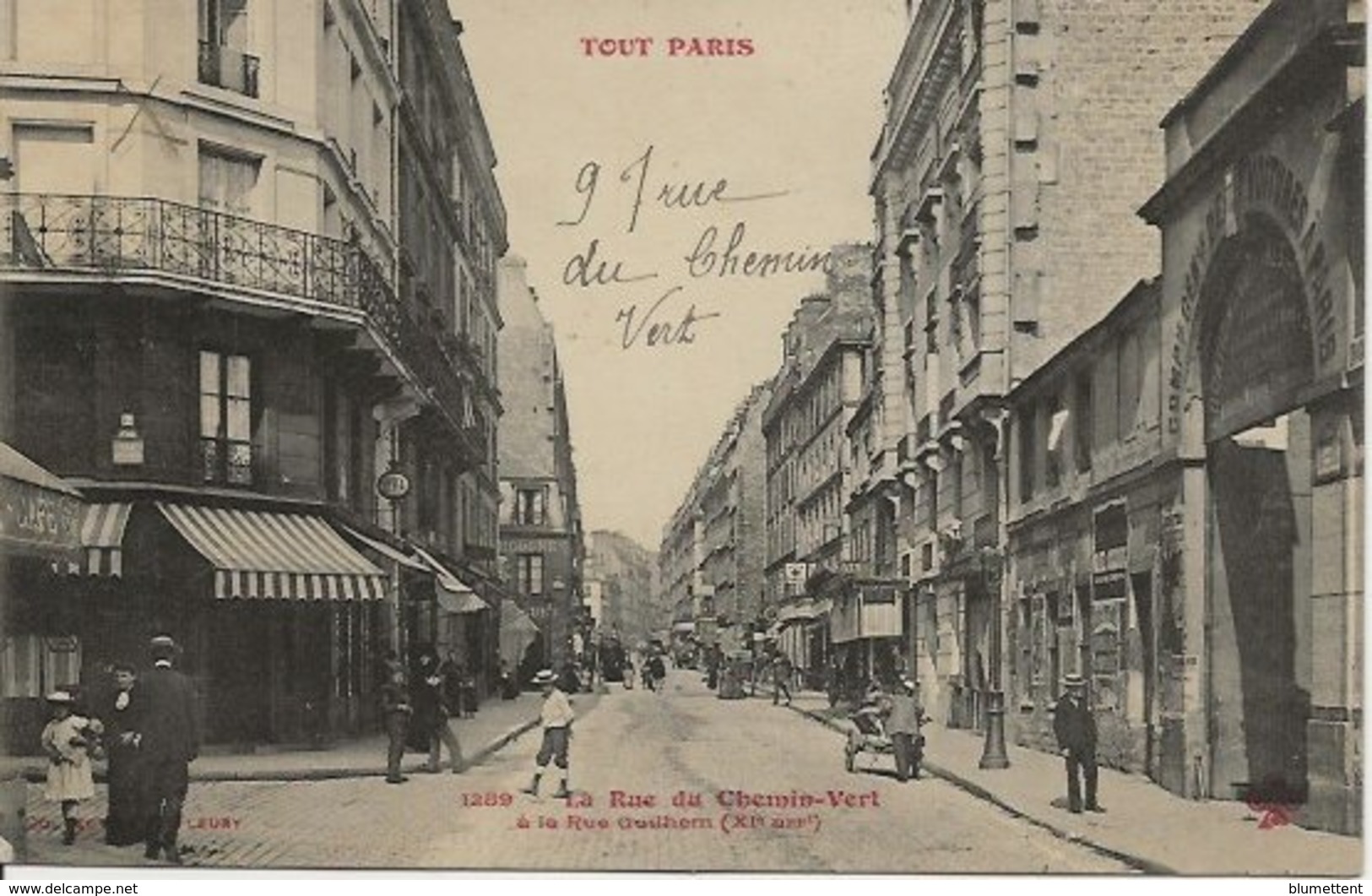 CPA TOUT PARIS 1289 - Rue Du Chemin Vert (XIème Arrt.) Edition FLEURY - Distrito: 11