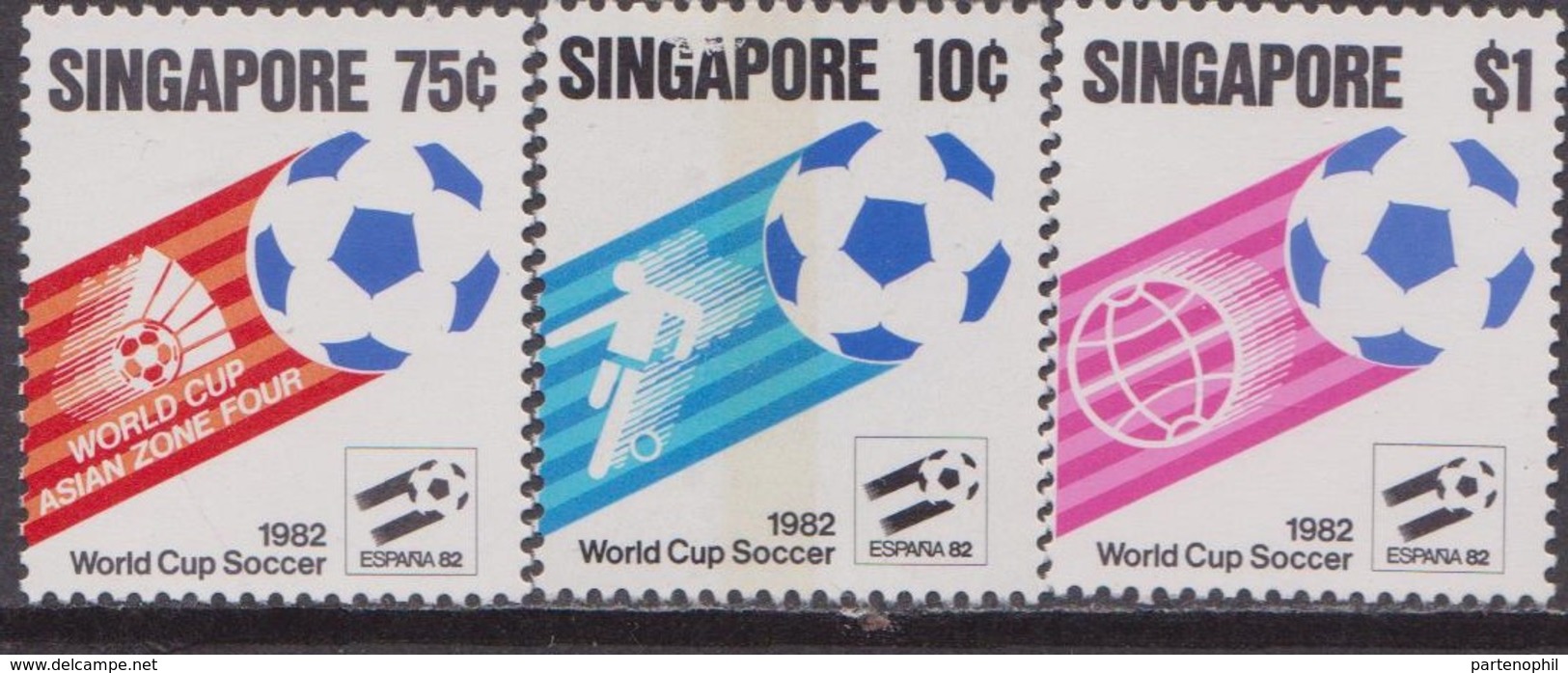 Singapore - 1982 Football Set MLH - Singapour (1959-...)