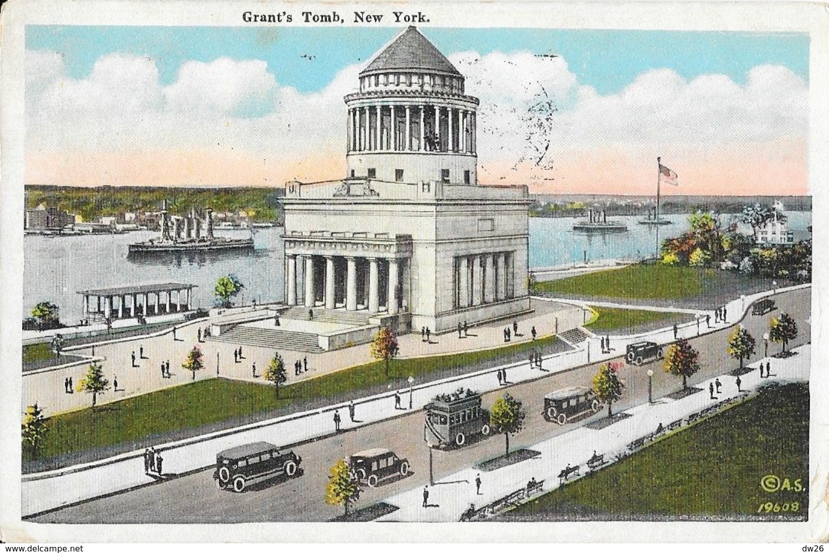 Gran's Tomb (Tombe Du Général Grant) - New York - Illustration - Manhattan