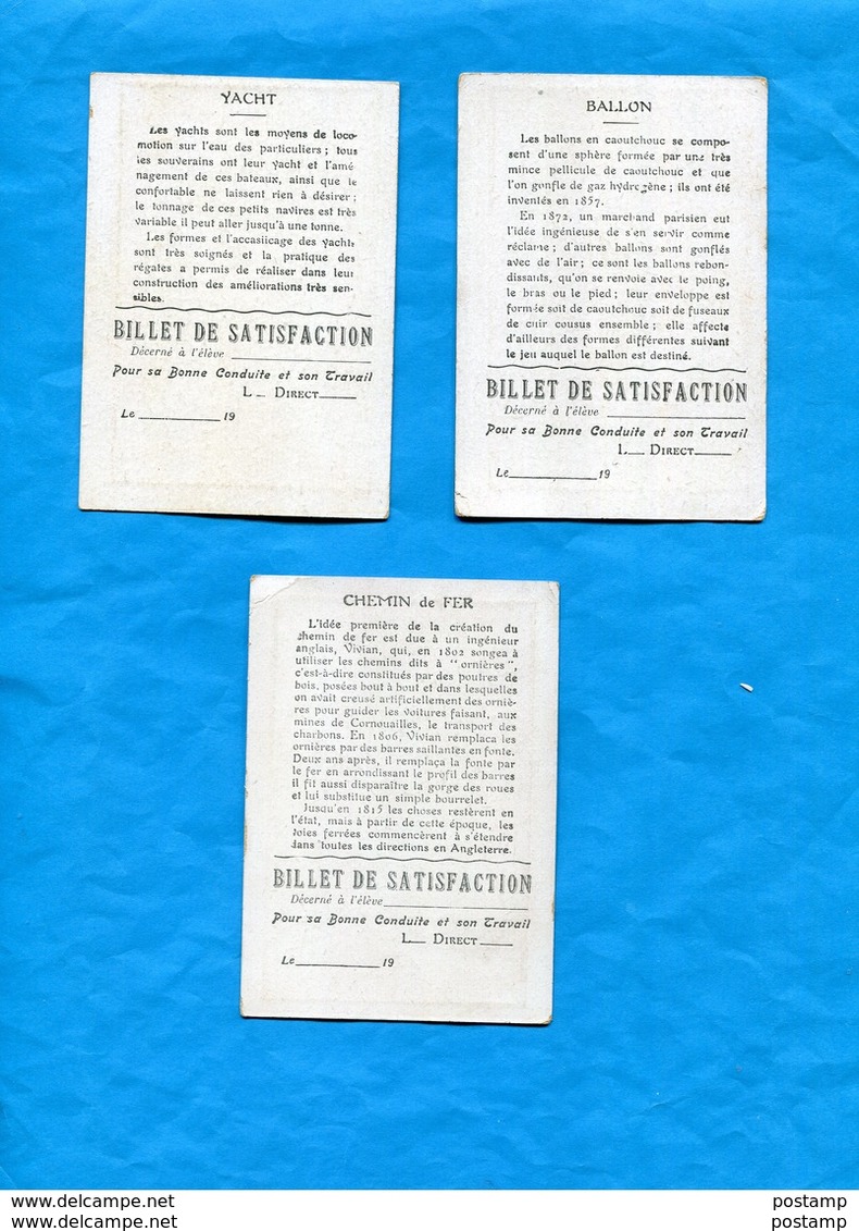 Ecole*3-billets De Satisfaction-"bon Point- " Bonne Conduite Et Son Travail*années 1910-20 - Autres & Non Classés