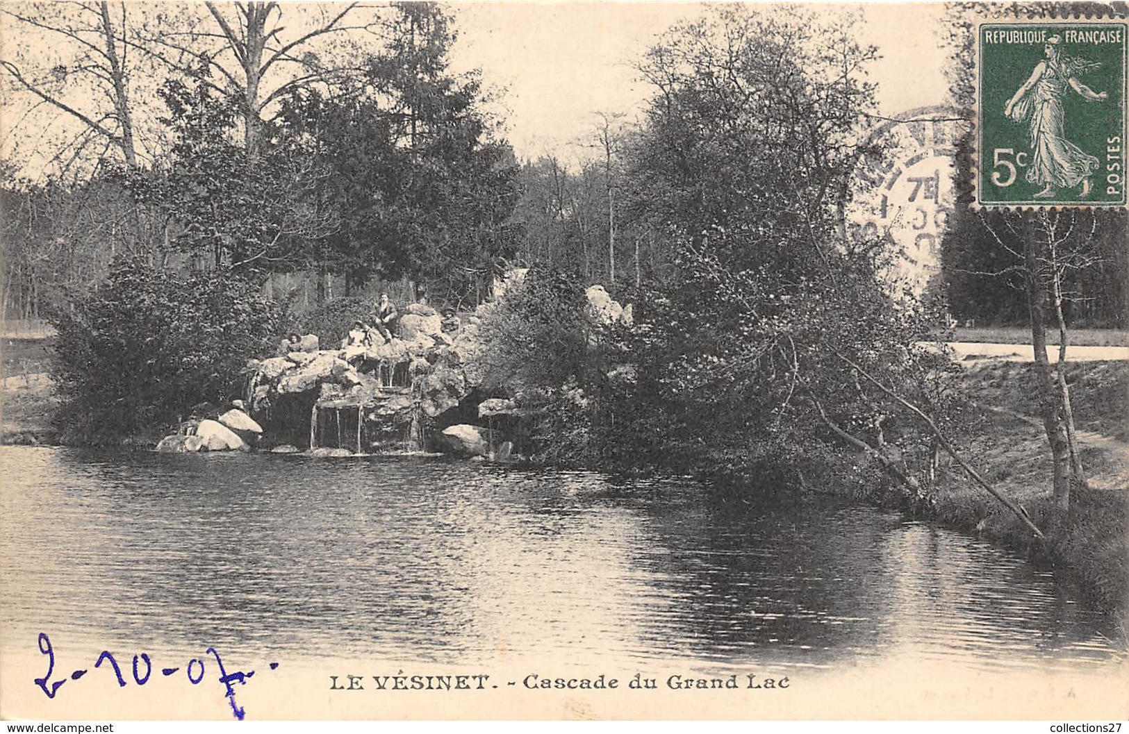 78-LE-VESINET- CASCADE DU GRAND LAC - Le Vésinet