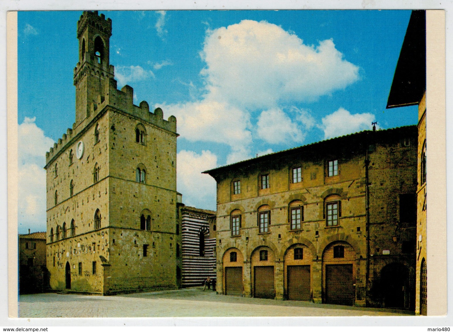 VOLTERRA  (PI)    PALAZZO   VESCOVILE  E  PALAZZO  DEI  PRIORI       (NUOVA) - Altri & Non Classificati