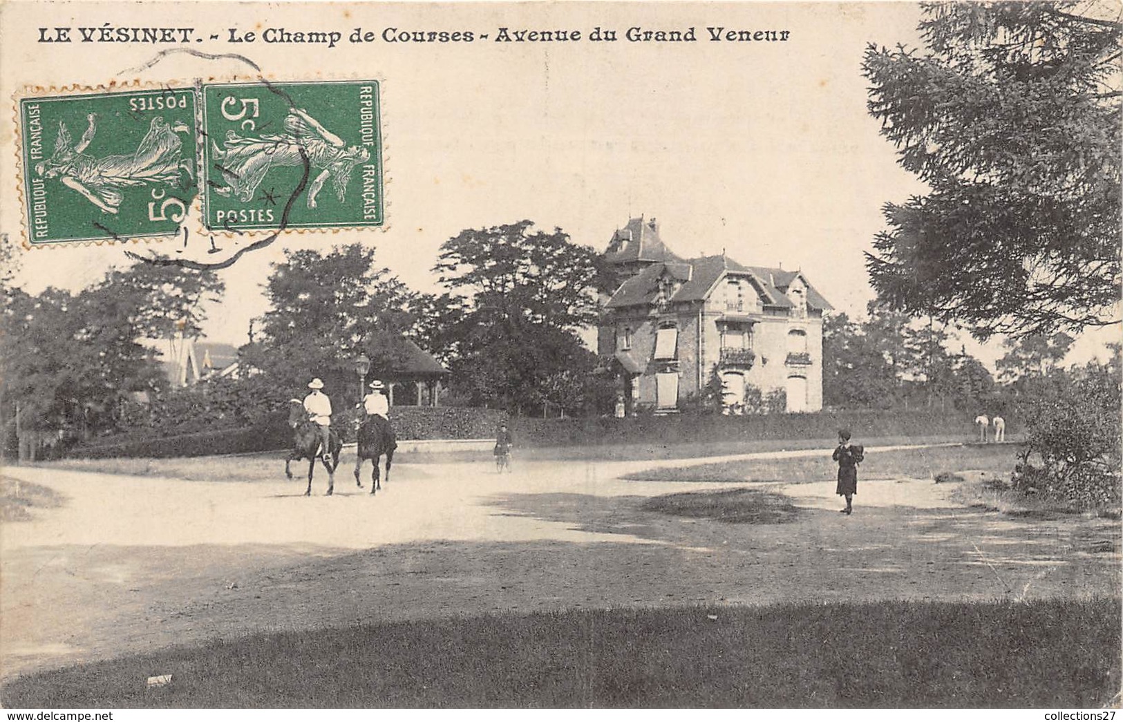 78-LE-VESINET- LE CHAMP DE COURSES AVENUE DU GRAND VENEUR - Le Vésinet