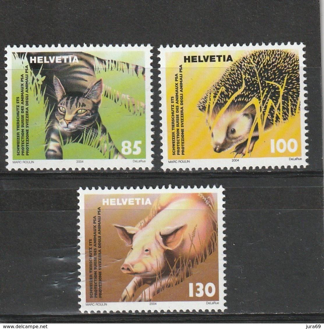 Suisse Neuf **  2004  N° 1812/1814   Protection Suisse Des Animaux - Ungebraucht