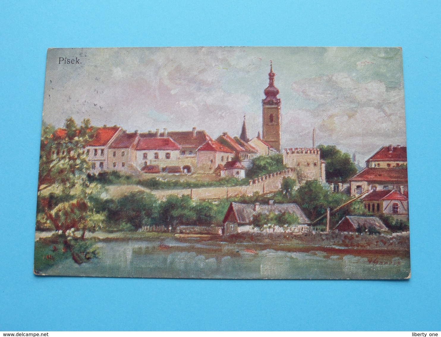 PISEK ( A. Gareise - K.T.Z. ) Anno 1928 ( See / Zie Foto's ) ! - Tchéquie