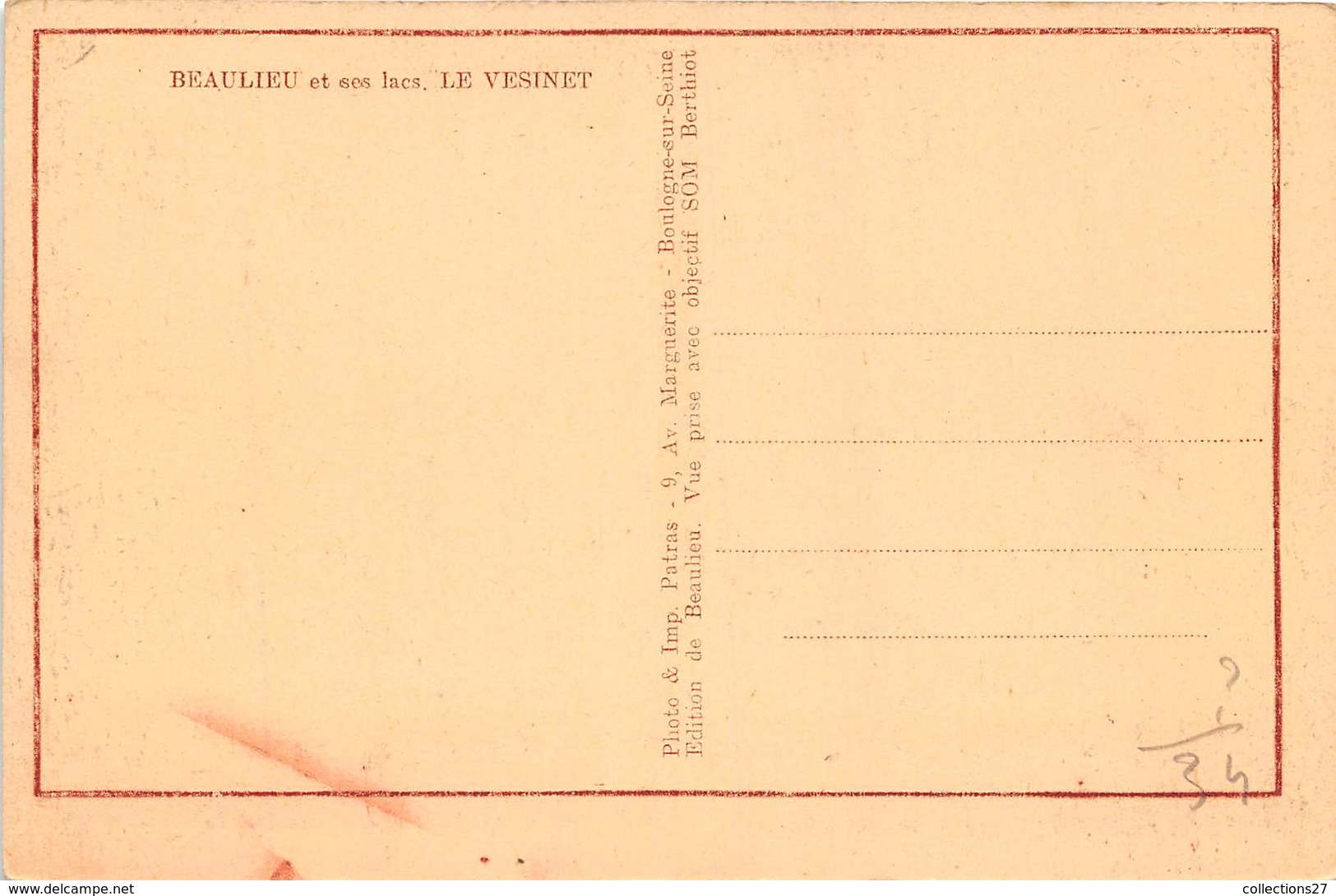 78-LE-VESINET-BEAULIEU ET SES LACS - Le Vésinet