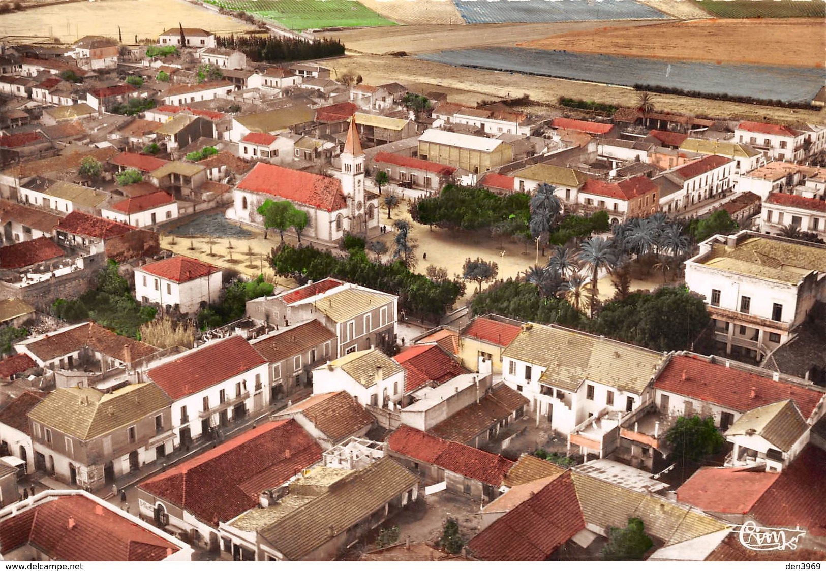 Algérie - JEMMAPES (Constantine) - Vue Aérienne - Eglise - Autres & Non Classés