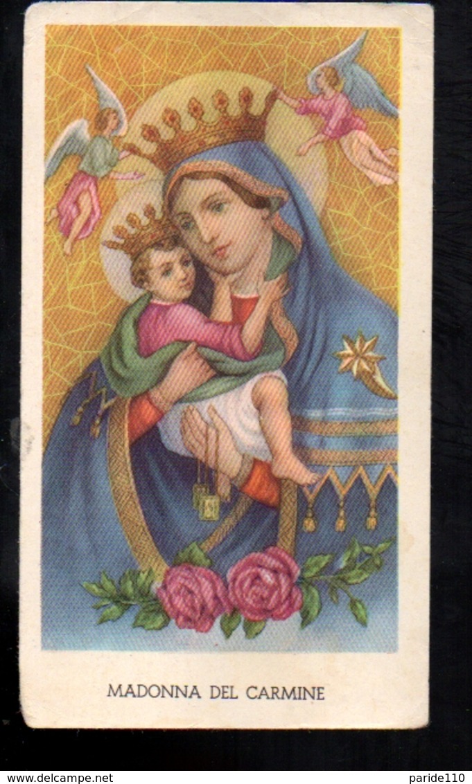 140- Santino Edizione G.mi EGIM Madonna Del Carmine - Devotion Images