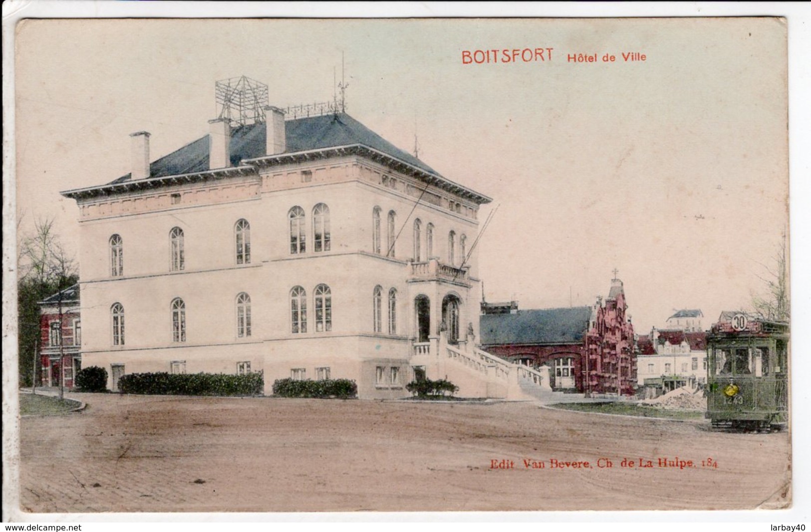 Cpa Carte Postale Ancienne  - Boitsfort Hotel De Ville - Watermael-Boitsfort - Watermaal-Bosvoorde