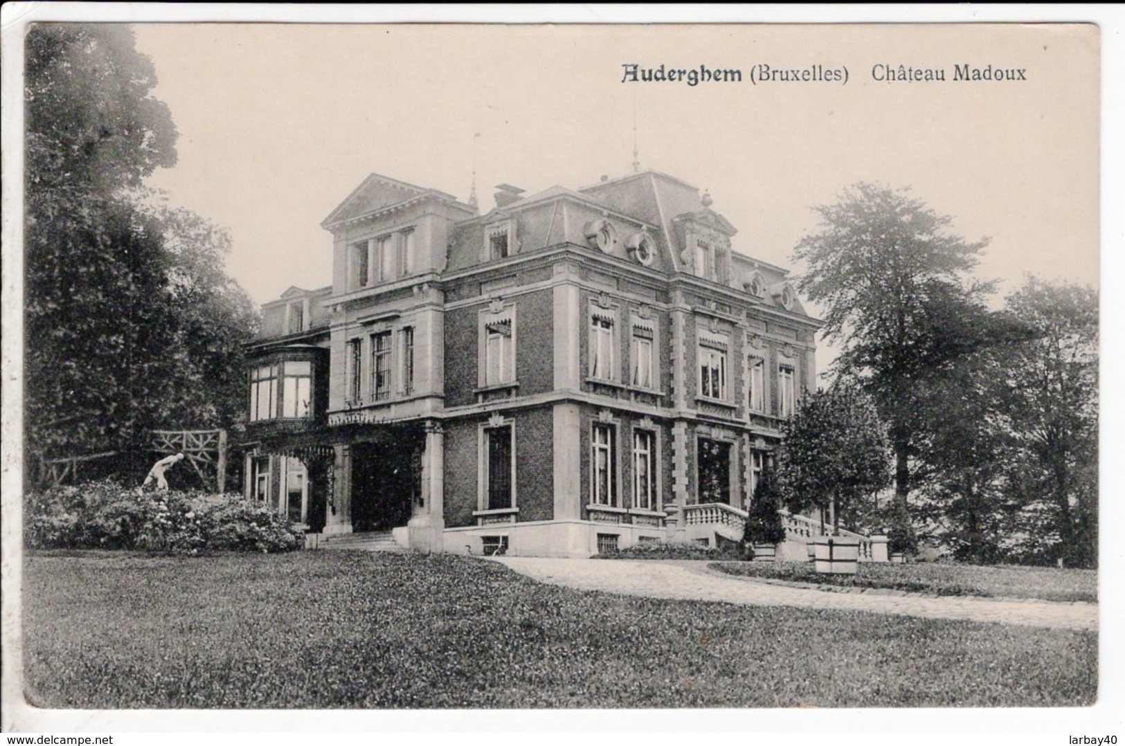 Cpa Carte Postale Ancienne  - Auderghem Chateau Madoux - Auderghem - Oudergem