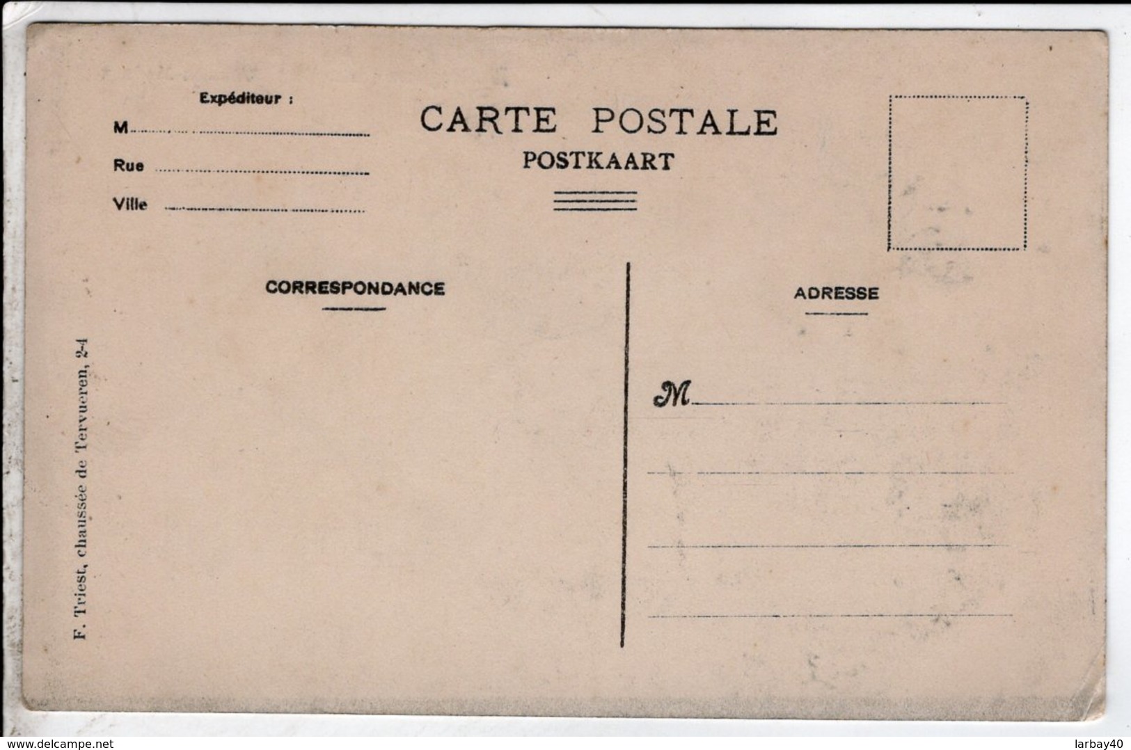 Cpa Carte Postale Ancienne  - Auderghem Chateau Madoux - Auderghem - Oudergem