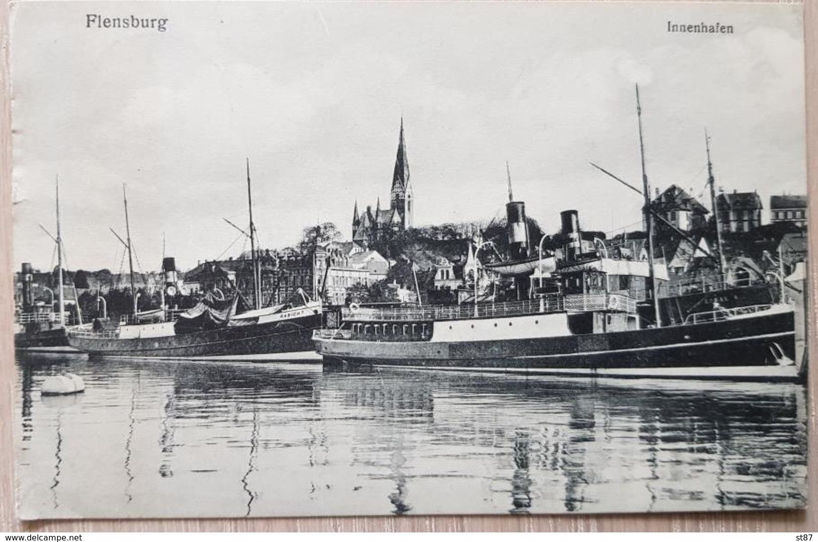 Germany Flensburg Innenhafen 1920 - Autres & Non Classés