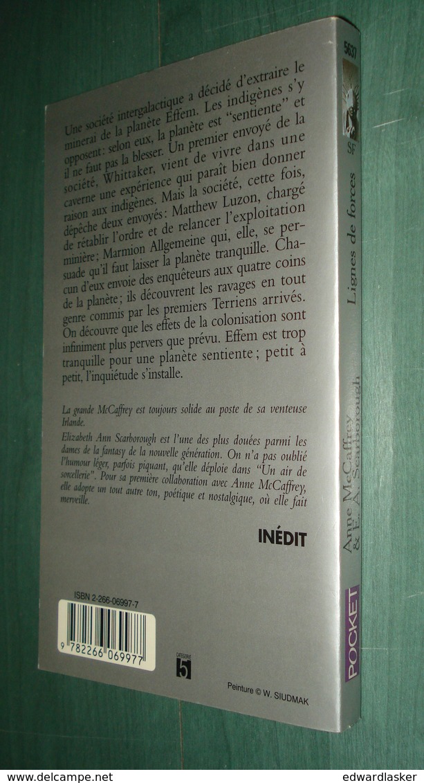 PRESSES POCKET SF 5637 : Lignes De Forces (La Trilogie Des Forces) //A. McCaffrey & E.A. Scarborough - EO Nov. 1997 [1] - Presses Pocket