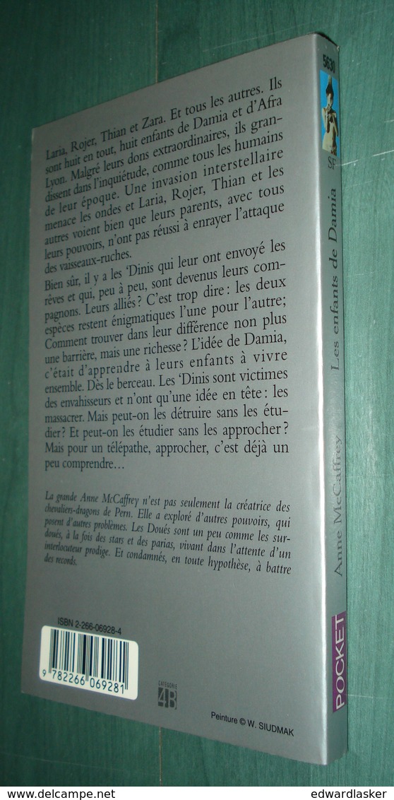 PRESSES POCKET SF 5630 : Les Enfants De Damia (Le Vol De Pégase) //Anne McCaffrey - EO Février 1999 - Presses Pocket