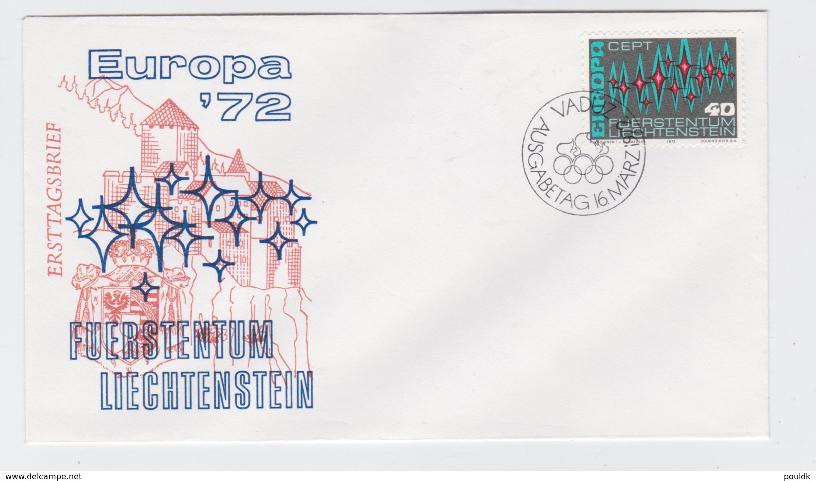 Liechtenstein 1972 FDC Europa CEPT (T11-37) - 1972