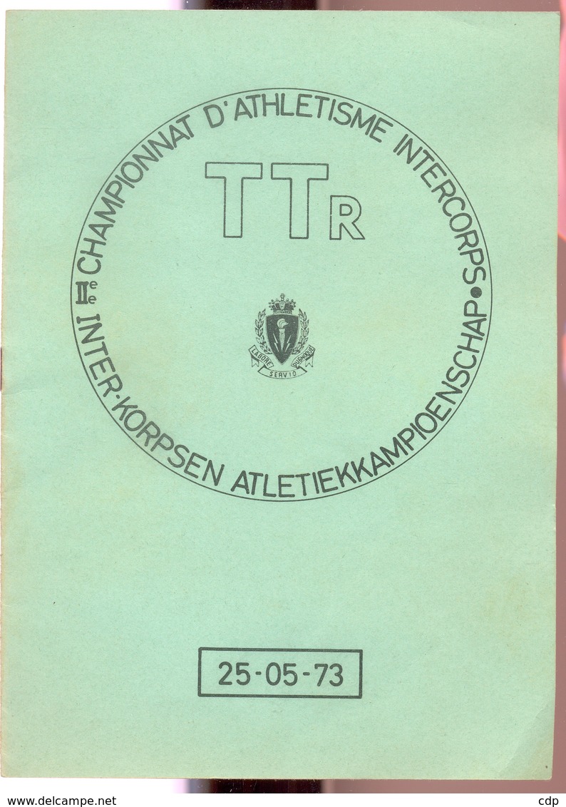 Championnat D'athlétisme TTR   1973 - Documents