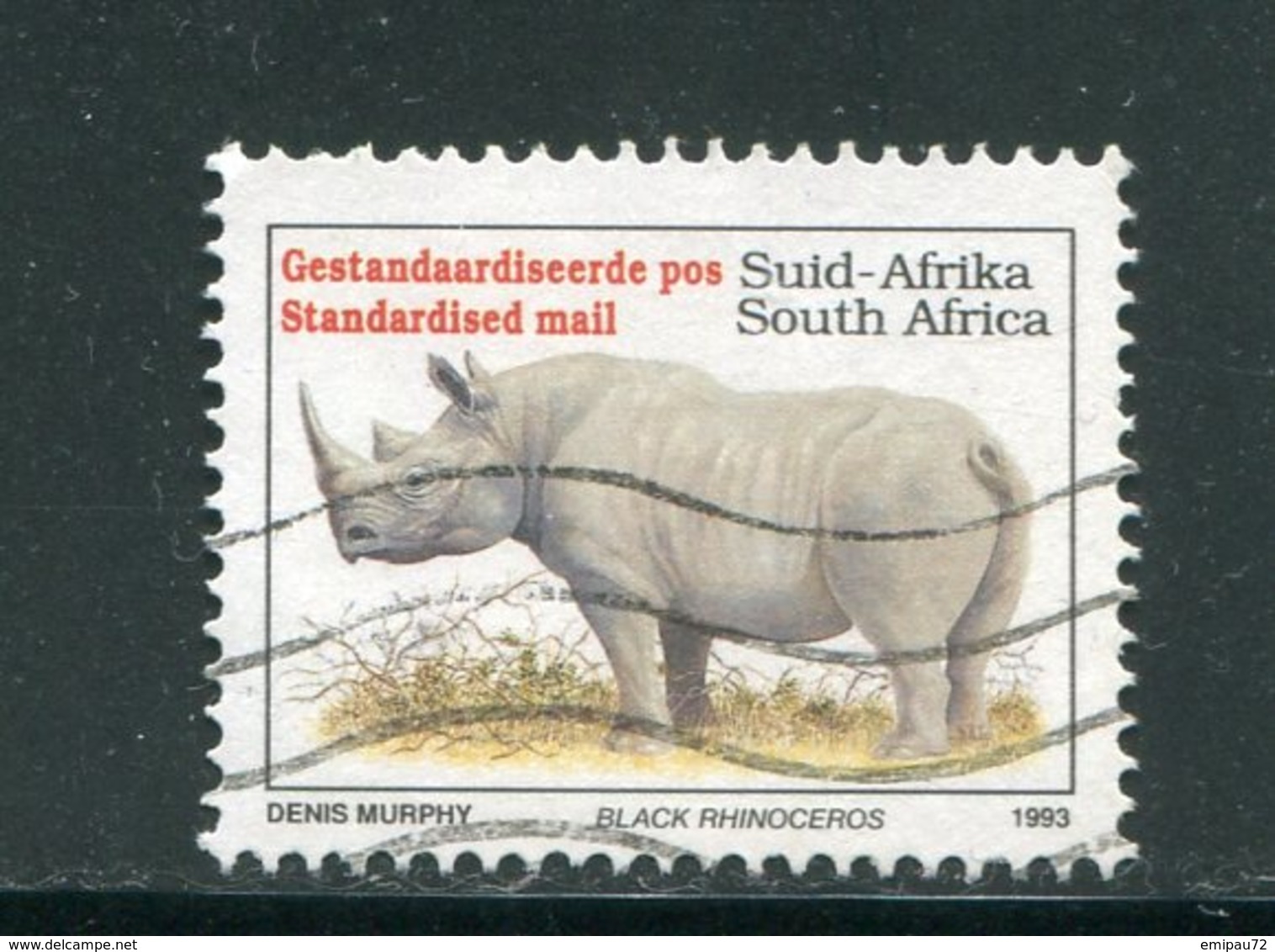 AFRIQUE DU SUD- Y&T N°813A- Oblitéré (rhinocéros) - Oblitérés