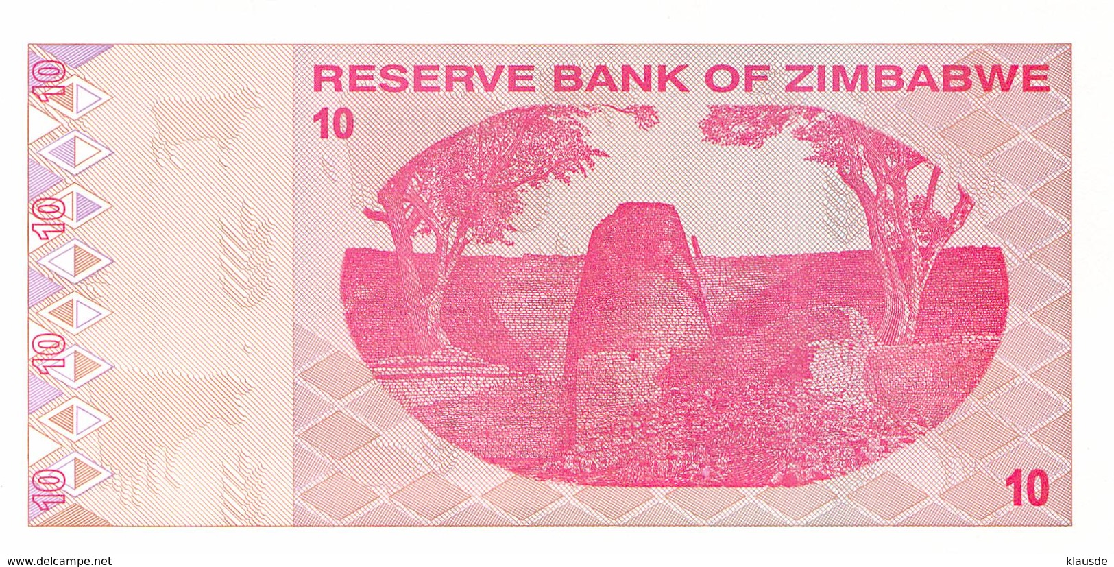 10 Dollar Zimbawe 2009 UNC - Autres - Afrique