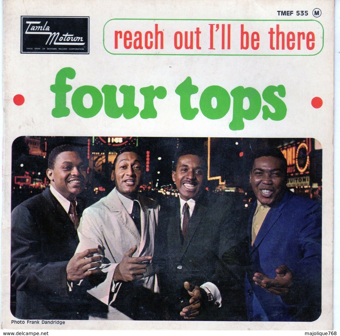 Pochette Sans Disque Des Four Tops - Reach Out I'll Be There - Tamla Motown TMEF 535 - 1966 - - Accesorios & Cubiertas