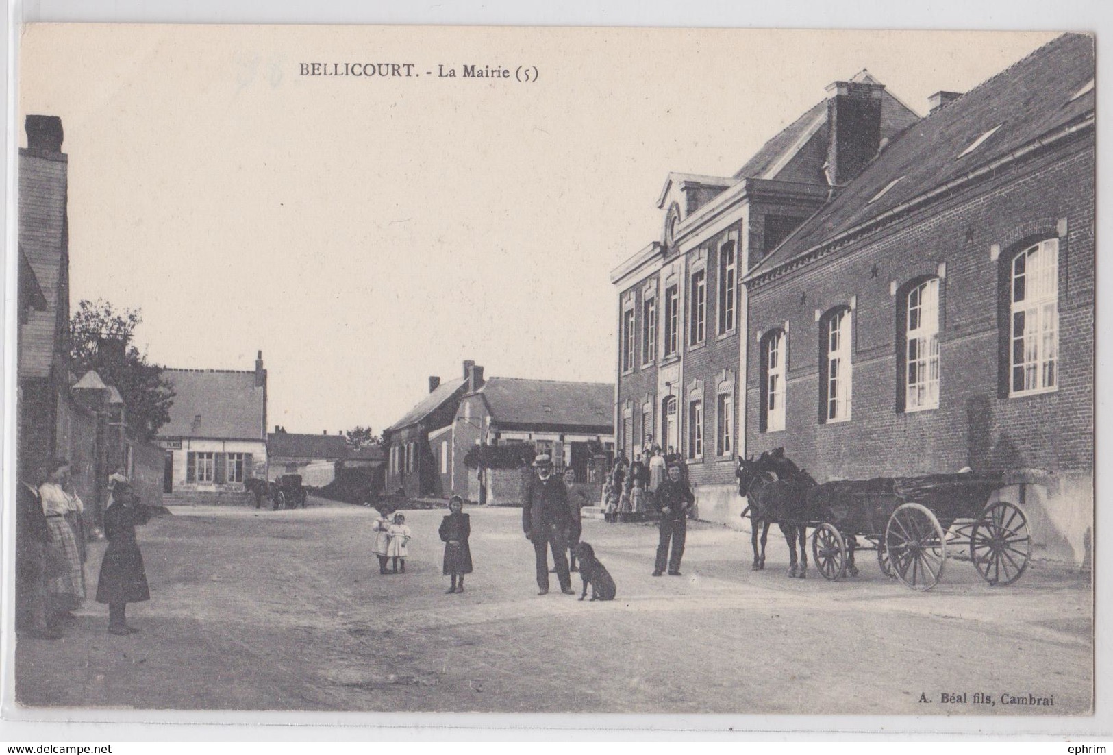 BELLICOURT (Aisne) - La Mairie - Sonstige & Ohne Zuordnung