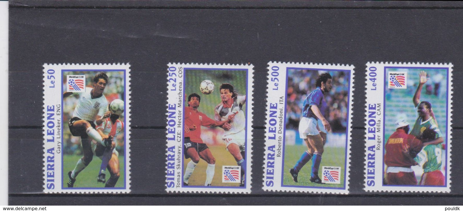 Sierra Leone 1994 World Cup FIFA Football 4 Stamps MNH/**  (H53) - 1994 – USA