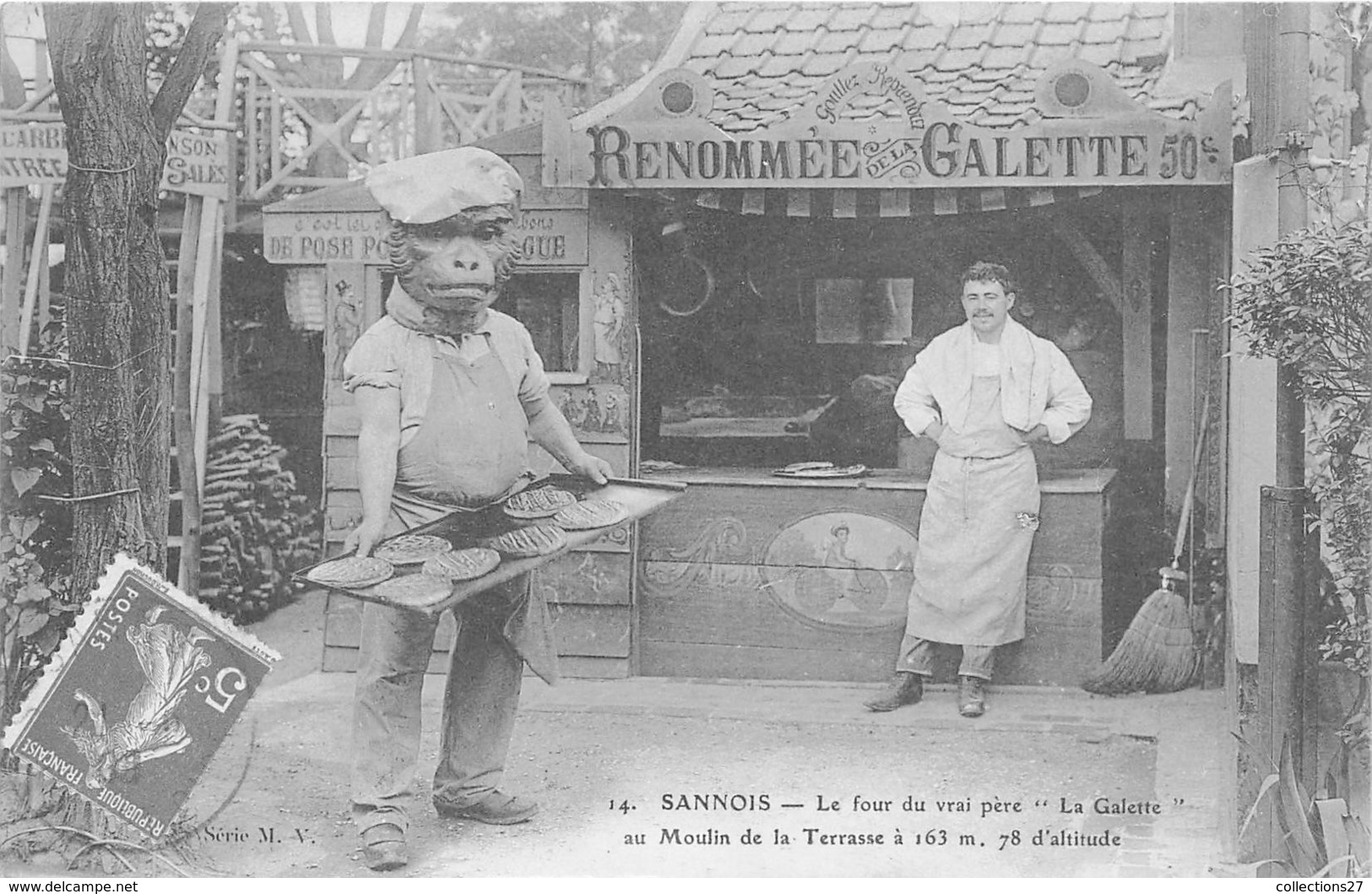 95-SANNOIS- LE FOUR DU VRAI PERE " LA GALETTE" AU MOULIN DE LA TERRASSE - Sannois