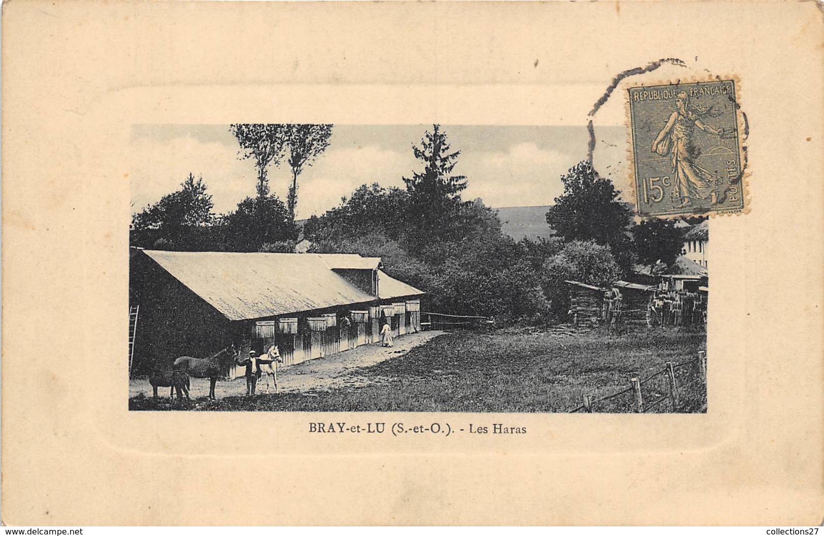 95-BRAY-ET-LU -  LES HARAS - Bray-et-Lû