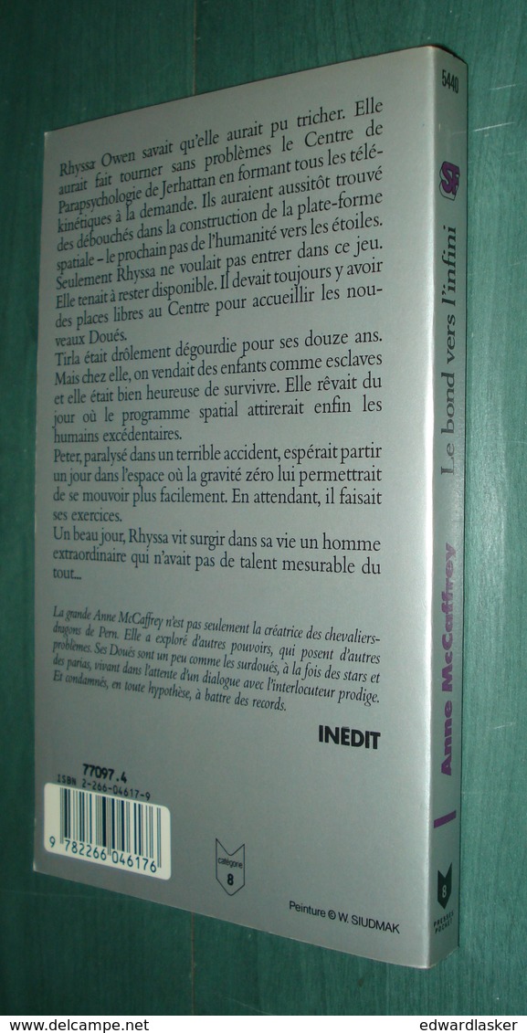 PRESSES POCKET SF 5440 : Le Bond Vers L'infini (Le Vol De Pégase) //Anne McCaffrey - EO Février 1992 [2] - Presses Pocket