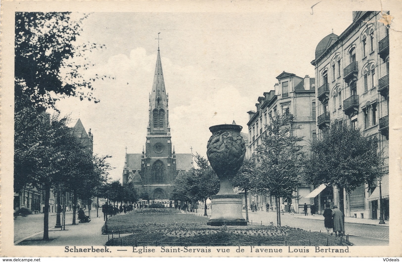 CPA - Belgique - Brussels - Bruxelles - Schaerbeek - Eglise Saint-Servais - Schaerbeek - Schaarbeek