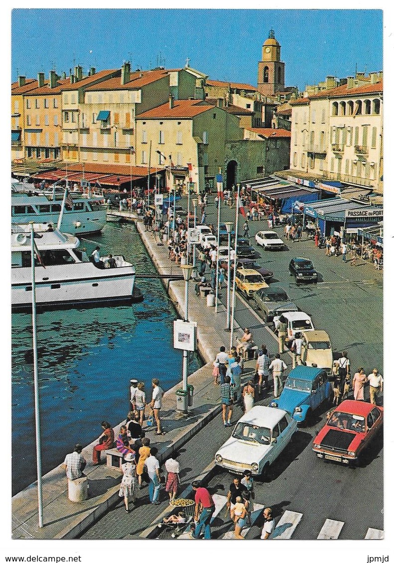 83 - SAINT TROPEZ - Quai De Suffren - Ed. YPA N° P6 - Simca 1100 Citroën 2cv - Saint-Tropez