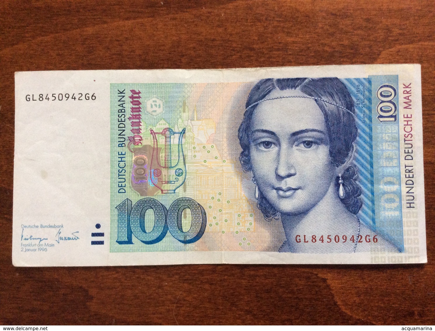 GERMANY 100 MARK 02/01/1996 CIRCULATED - 100 Deutsche Mark