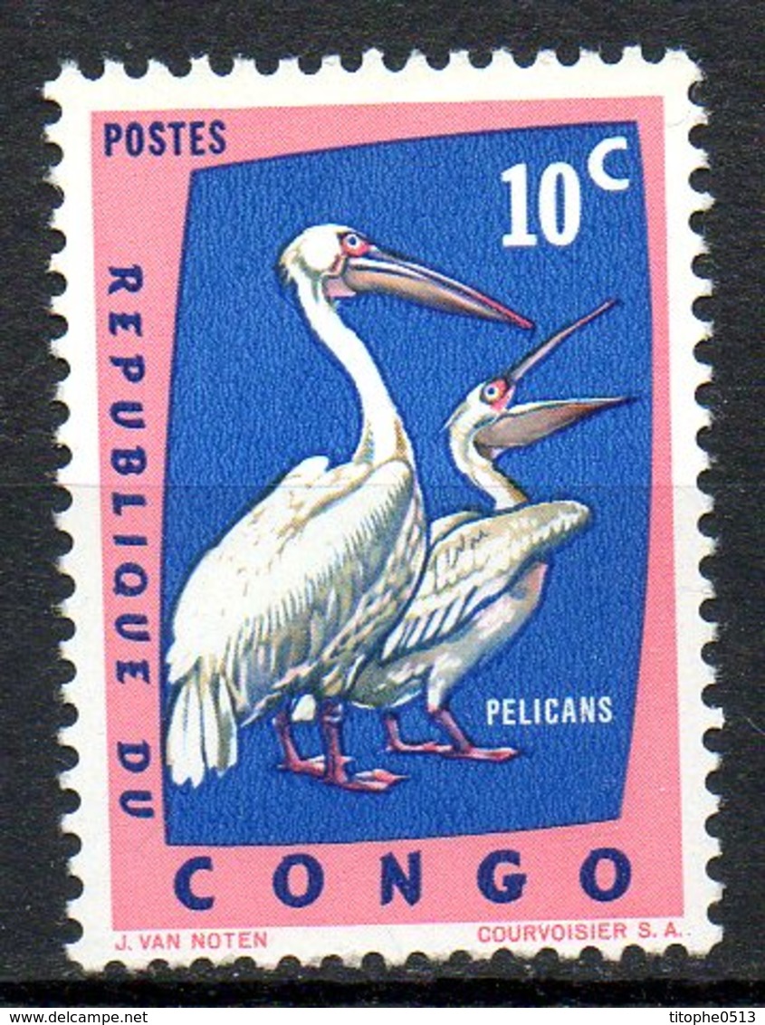 CONGO. N°481 De 1961. Pélican. - Pélicans