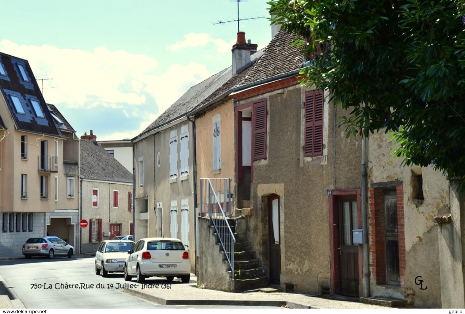 La Châtre (36)- Rue Du 14 Juillet (Edition à Tirage Limité) - La Chatre