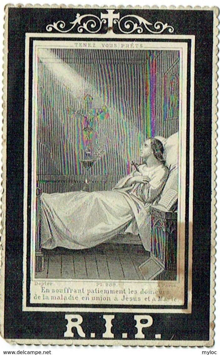 Doodsprentje/Image Mortuaire. Victoire Suray.  Chanly  1801/1867 - Andachtsbilder