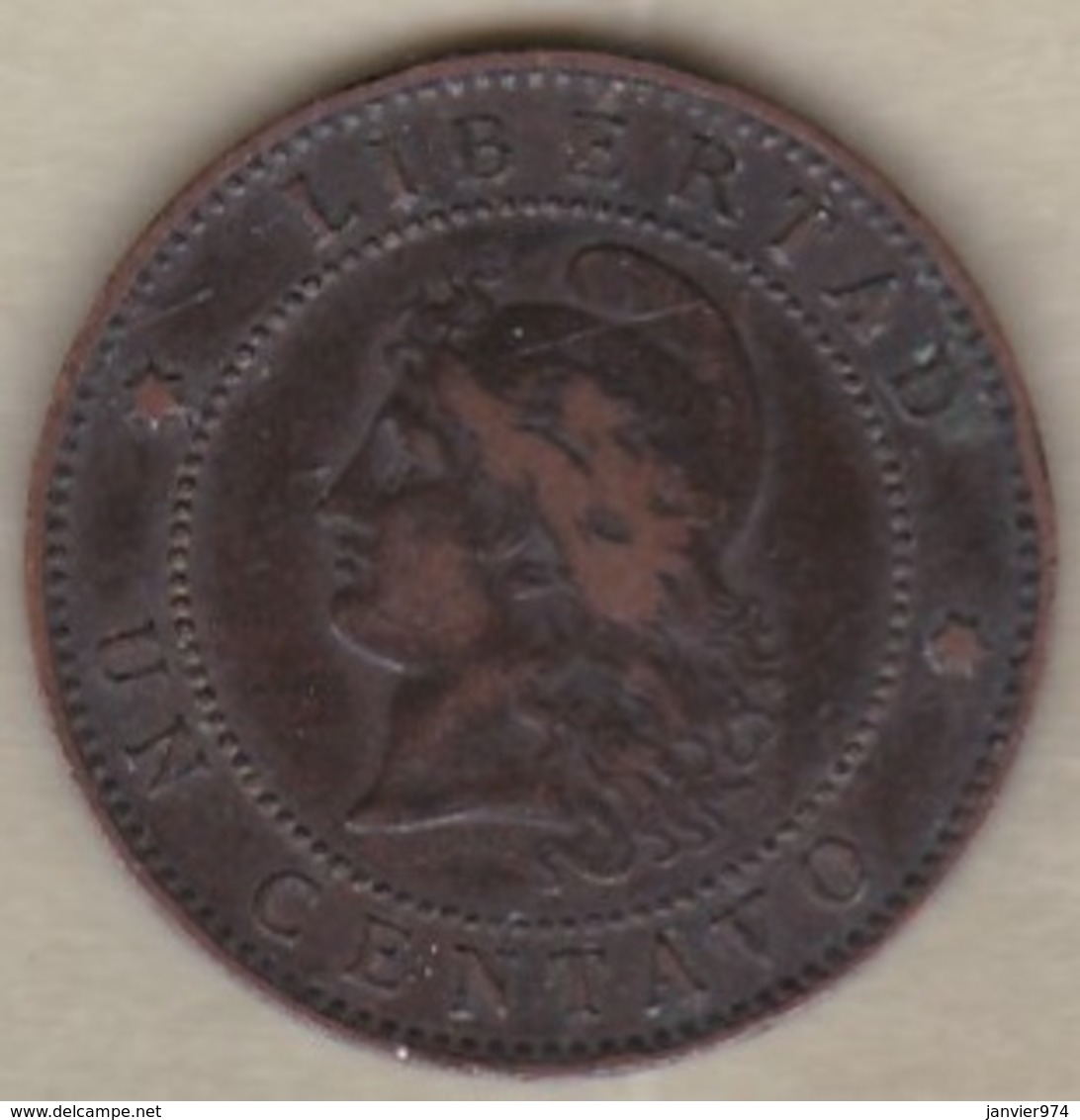 ARGENTINE / TUCUMAN . UN CENTAVO 1890. BRONZE - Argentinië