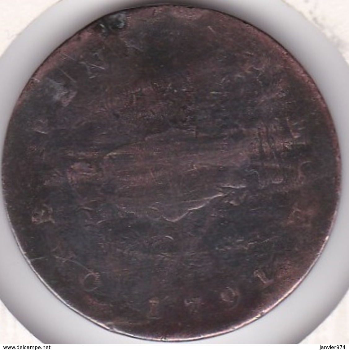 SIERRA LEONE COMPANY . 1 PENNY 1791 . BRONZE . KM# 2.1 - Sierra Leone