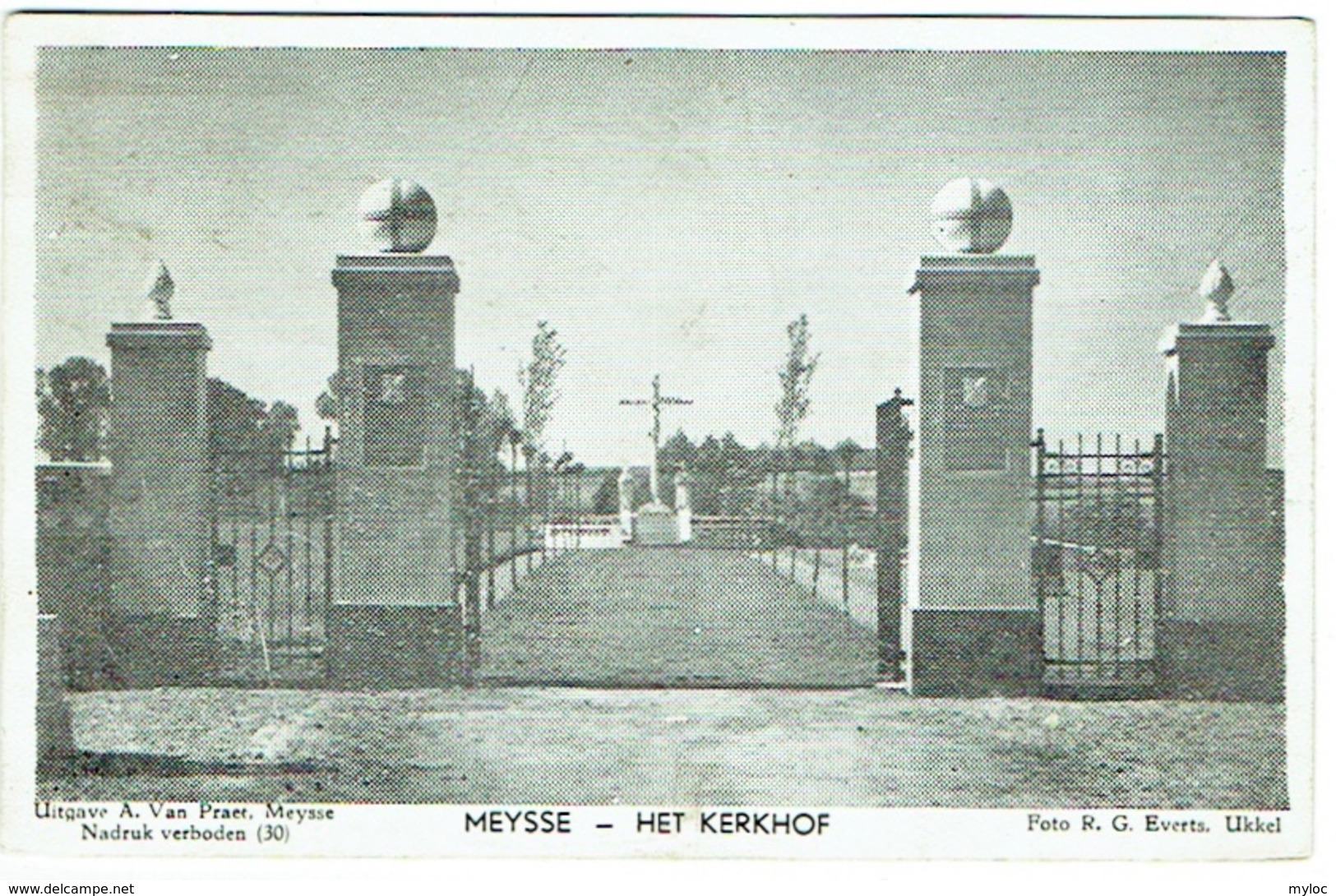 Meise/Meysse. Het Kerkof. Le Cimetière. 2-10-38 - Meise