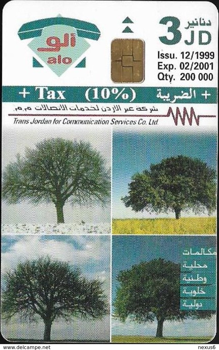 Jordan - Alo - Calendar 2000, 12.1999, 200.000ex, Used - Jordanië