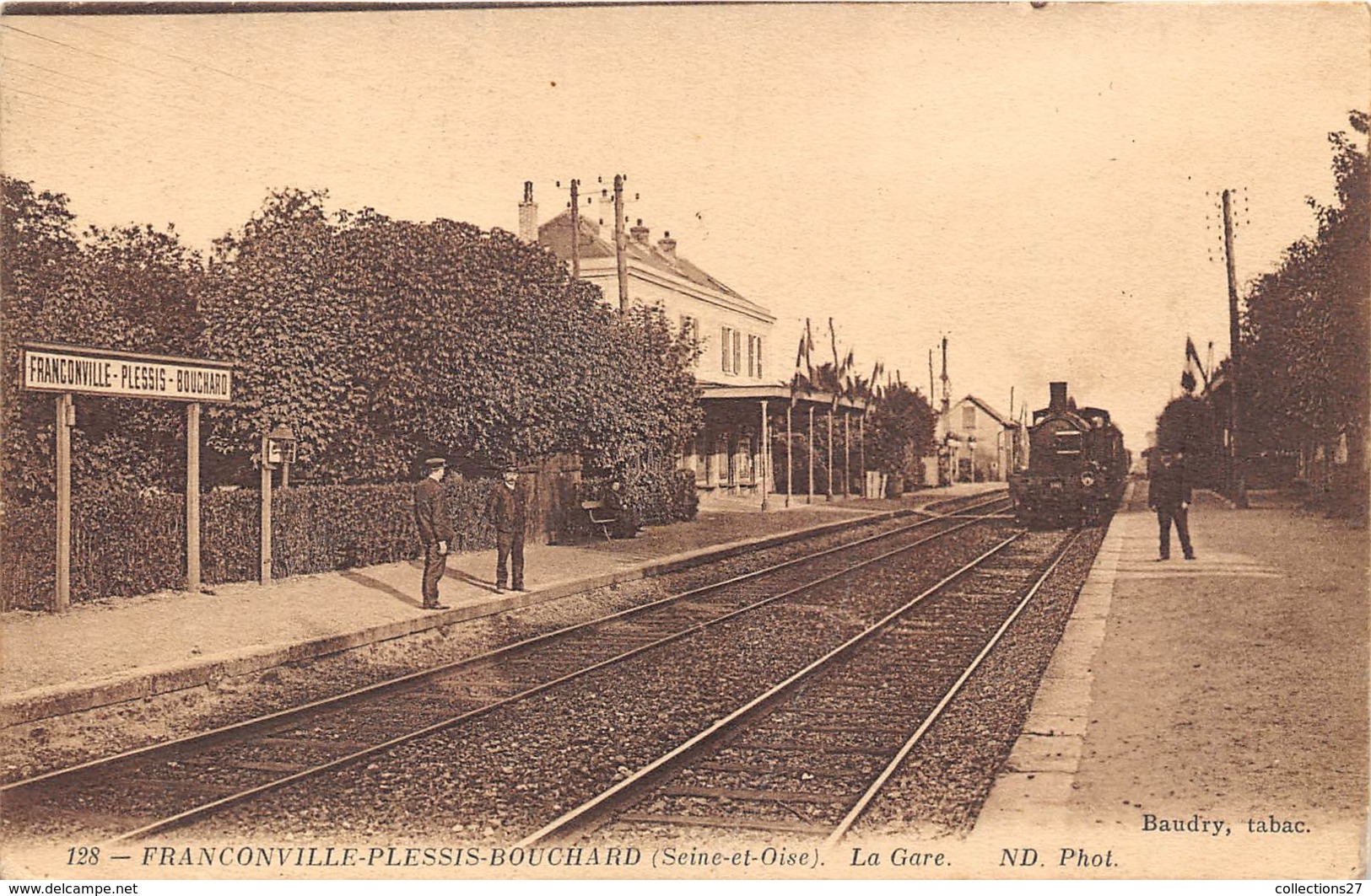 95-FRANCONVILLE-PLESSIS-BOUCHARD- LA GARE - Franconville