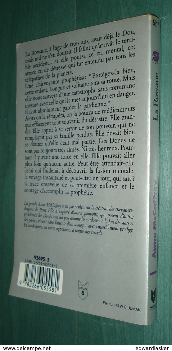 PRESSES POCKET SF 5517: La Rowane (Le Vol De Pégase) //Anne McCaffrey - EO Mai 1993 - Presses Pocket