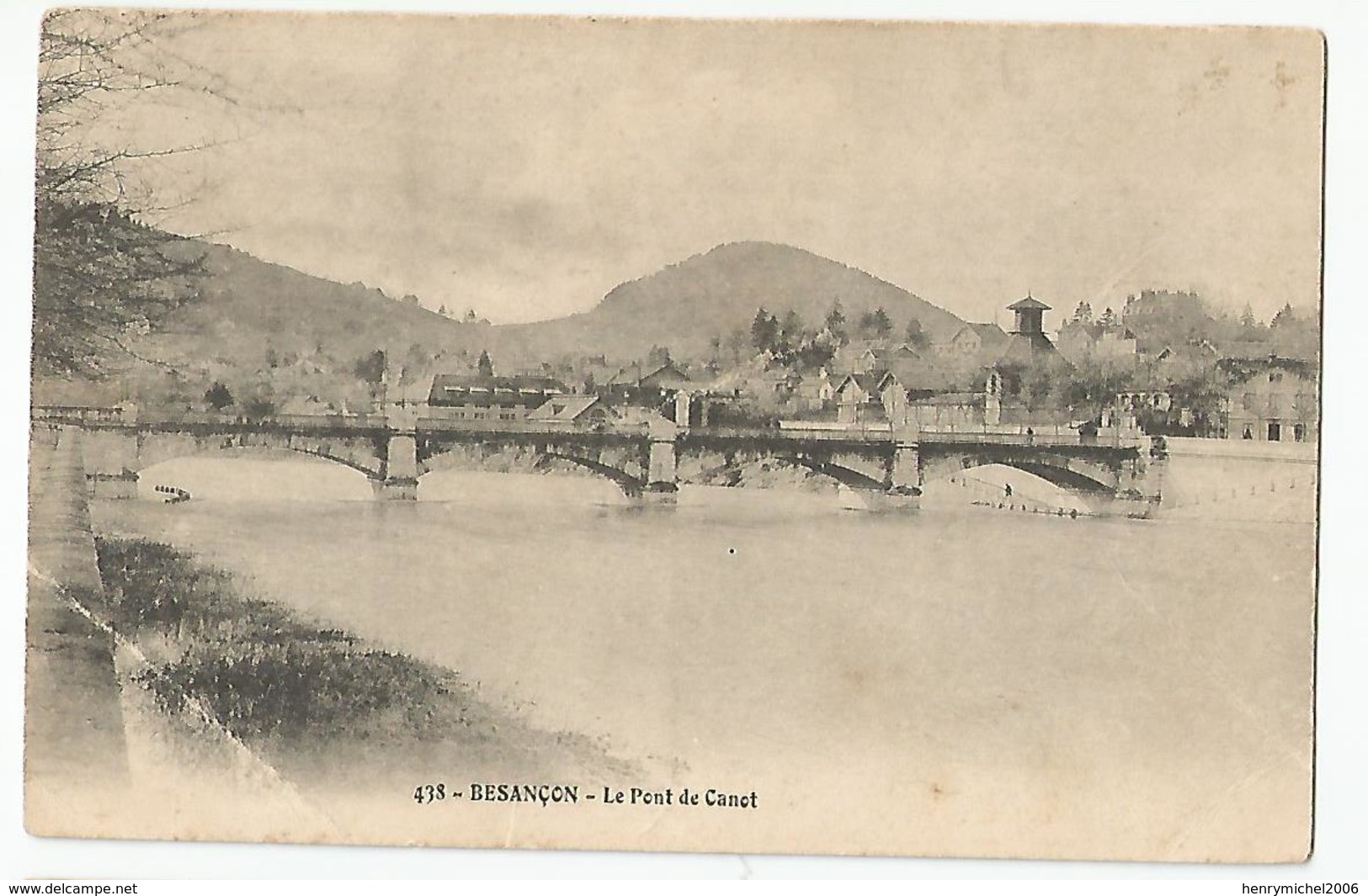 25 Doubs - Besançon Le Pont De Canot N438 - Besancon