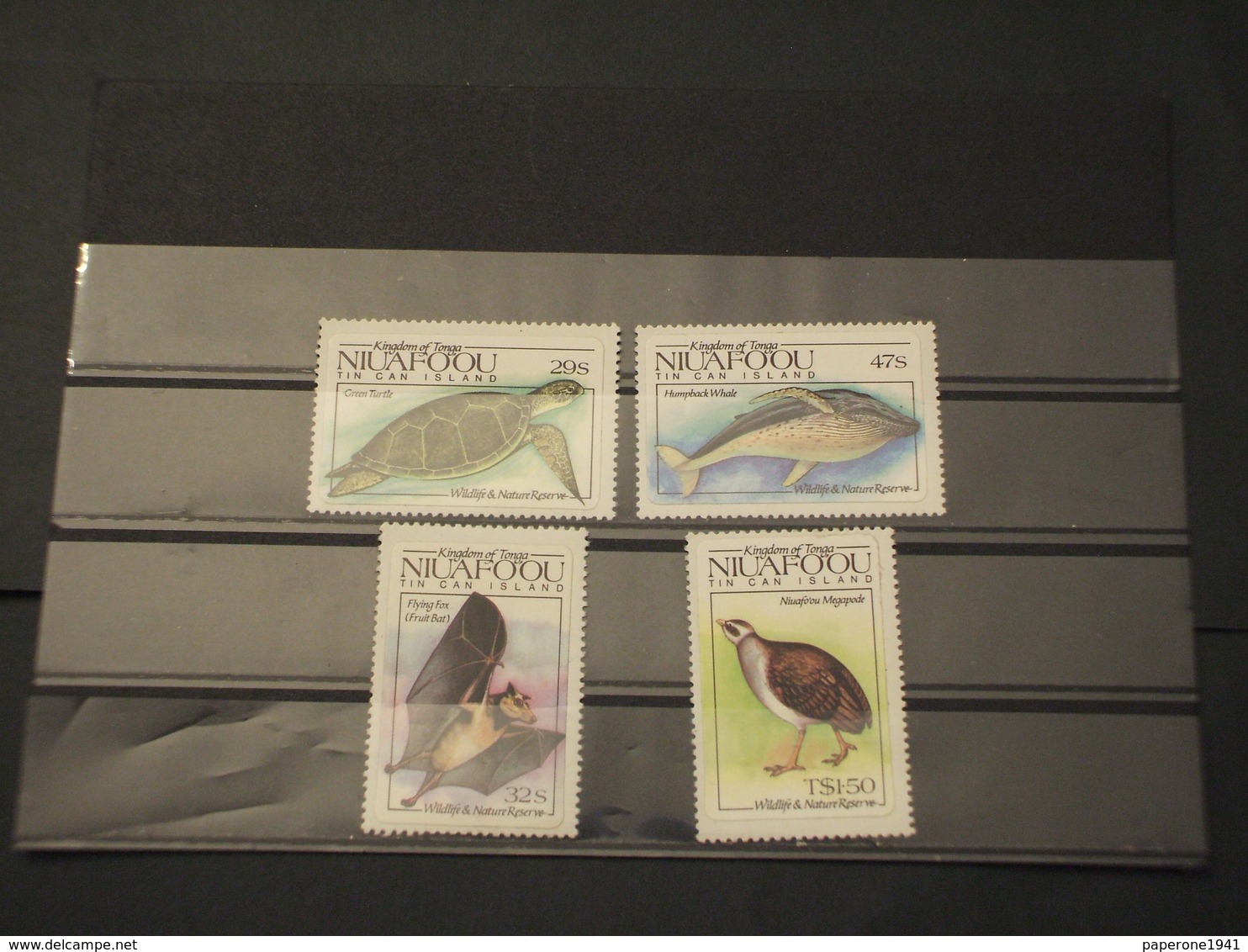 (TONGA)-NIUAFUOU - 1984 FAUNA 4VALORI - NUOVI(++) - Tonga (1970-...)